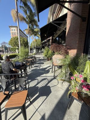 Outdoor Seating   at Mensho Tokyo in Culver City