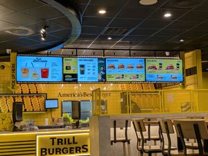 Menu at Trill Burgers  in Spring