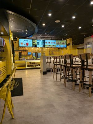 Inside. at Trill Burgers  in Spring