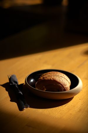 Croissant Chocolate at Honest Coffee Developers in Athens