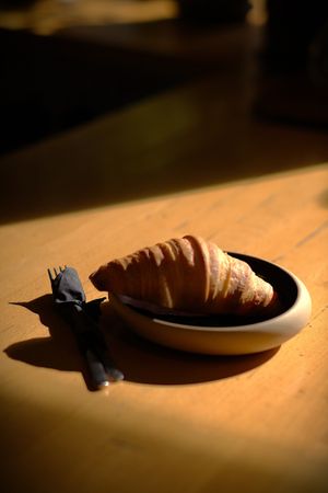 Croissant at Honest Coffee Developers in Athens
