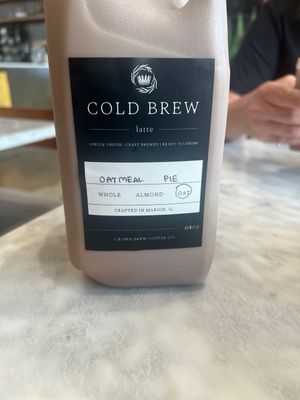 Cold brew flavored lattes!  at Cold Brew in Marion