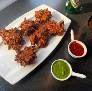 Pakora  at Kantipur in Busan