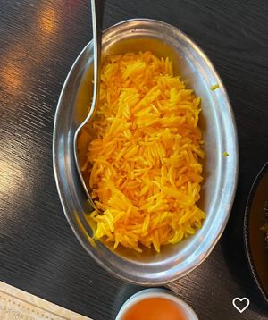 Saffron rice  at Kantipur in Busan