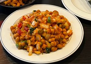 Chole (chickpeas)  at Kantipur in Busan
