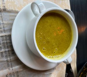 Lentil soup  at Kantipur in Busan