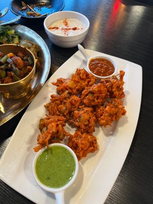 Vegetable Pakora at Kantipur in Busan