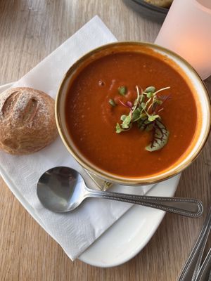 Tomato basil soup   at Uig Hotel  in Isle Of Skye
