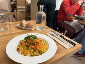 Orge crémeux et carottes glacées aux épices japonaises  at Chardon  in Angers