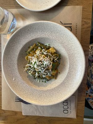 Dinner main dish at The Açaí Restaurant in Rhodes