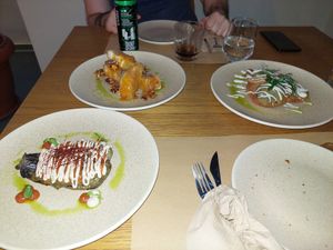 Starters at The Açaí Restaurant in Rhodes