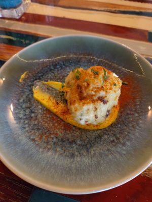 Delicious cauliflower starter at Sapori Sardi in Woerden