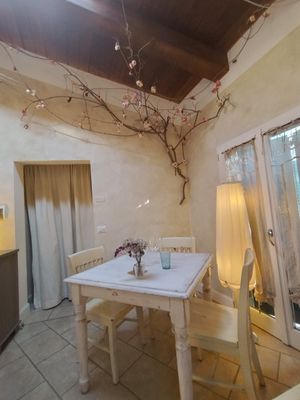 another corner of an upstairs room at Il Lavatoio Bistrot in Santarcangelo Di Romagna