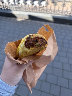 Vegan roll   at Cathedral House - Tŷ'r Eglwys Gadeiriol in Haverfordwest