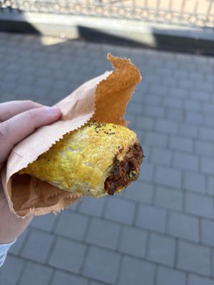 Vegan roll   at Cathedral House - Tŷ'r Eglwys Gadeiriol in Haverfordwest