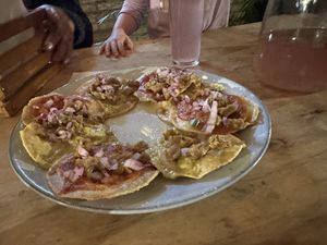 Chalupas  at Raices in San Andres Cholula