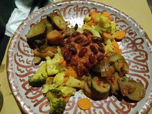 Menú vegan de cous cous at Orient Experience II in Venice