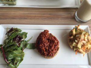 BBQ tofu at Seed - Faubourg Lafayette in New Orleans