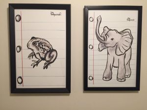 Art work by Ally Burguieres at Seed - Faubourg Lafayette in New Orleans