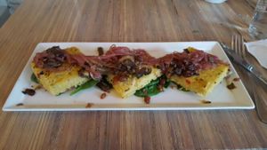 sweet corn polenta  at Seed - Faubourg Lafayette in New Orleans