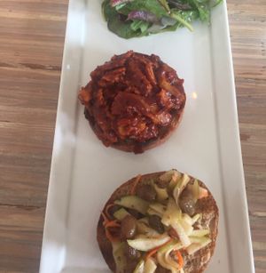 BBQ seitan at Seed - Faubourg Lafayette in New Orleans