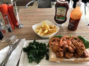 Southern Fried PoBoy at Seed - Faubourg Lafayette in New Orleans