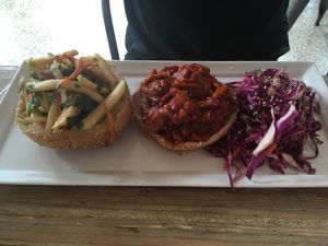 BBQ burger  at Seed - Faubourg Lafayette in New Orleans