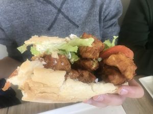 Tofu poboy  at Seed - Faubourg Lafayette in New Orleans
