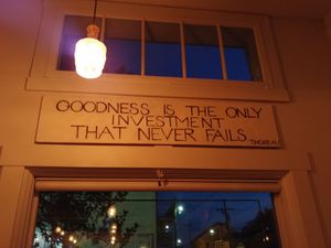 Quote Decor at Seed - Faubourg Lafayette in New Orleans
