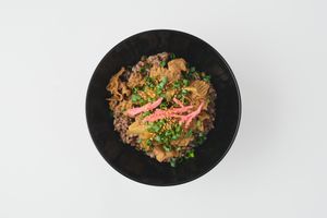 Vegan GYUDON
Beefy bowl at Omishima Hitori Marche  in Imabari