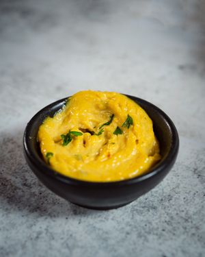 The Golden dip that goes with everything. at PLANT THEORY - The Vegan Restaurant in Canggu