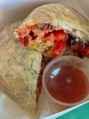 Fully loaded burrito 🌯 at PLANT THEORY - The Vegan Restaurant in Canggu