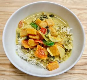 Sweet potato curry at Asian5 - The Hub  in Abu Dhabi