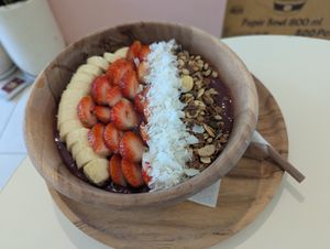 Acai at Veganlicious - Jalan Pasar - Vegan Smoothie Bowl and Coffee  in Sanur
