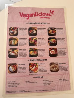   at Veganlicious - Jalan Pasar - Vegan Smoothie Bowl and Coffee  in Sanur