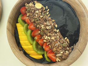   at Veganlicious - Jalan Pasar - Vegan Smoothie Bowl and Coffee  in Sanur
