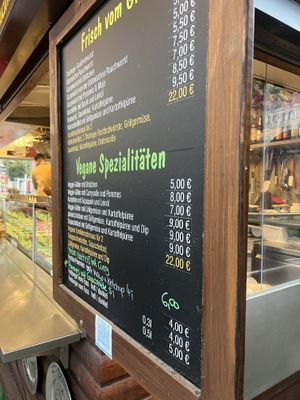 menu   at Kartoffelstampfer in Dresden