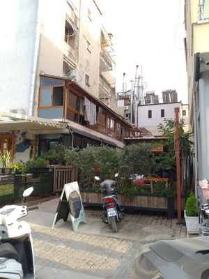  at Cafe Shëndet in Himare