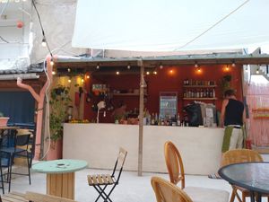  at Cafe Shëndet in Himare