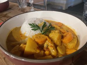   at Cafe Shëndet in Himare