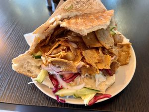 Döner Vegan  at King Döner in Braunschweig