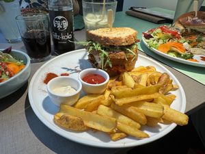 Banh Miau Sandwich.  at Katzentempel Berlin Mitte in Berlin