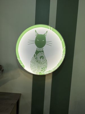Logo.  at Katzentempel Berlin Mitte in Berlin