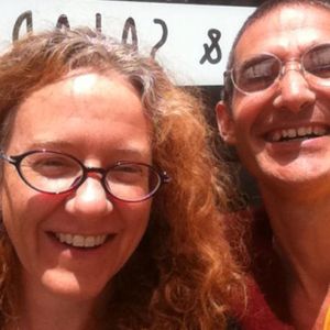 Two more happy vegans due to Fala Bar at Melrose Burgers by Fala Bar in Los Angeles