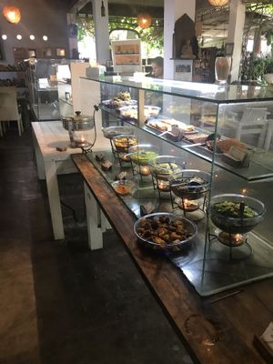 Self service table at 9 Warung in Ubud