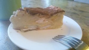 Coconut cake at 9 Warung in Ubud