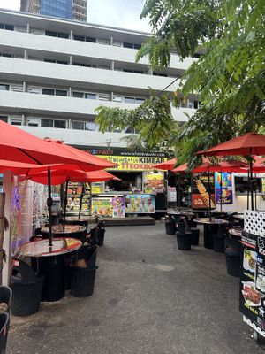 Vegan bibimbap, kimbap, and ramen at local korean street food truck.  at K Street Food in Honolulu