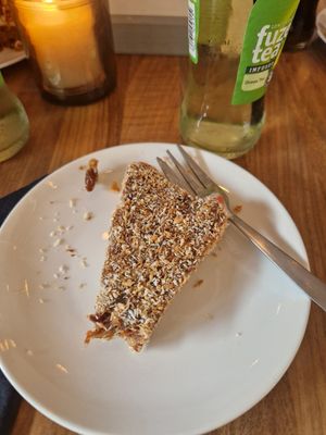 Huisgemaakte dadeltaart at Theater Restaurant Môge in Katwijk Aan Zee