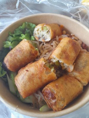 Bun cha gio chay for take away at Chay DANAMI in Ho Chi Minh City