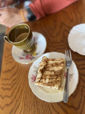 Biscoff cake  at Cafe Eighty2 in Inverness